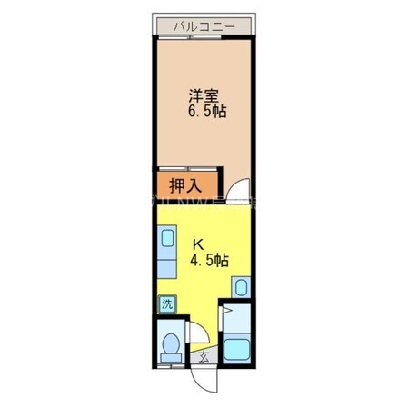 ハーモニー滑石の物件間取画像